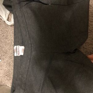 Stretchy gray professional pants